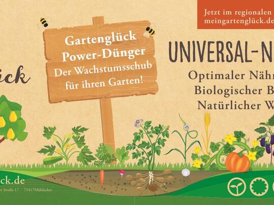 Gartenglück Universal-Naturdünger: Jetzt online erhältlich!